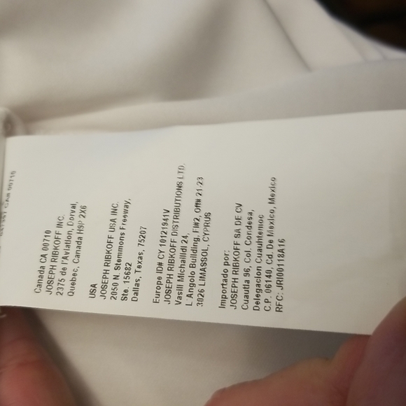 Beautiful white Joseph Ribkoff Dress - Picture 13 of 14